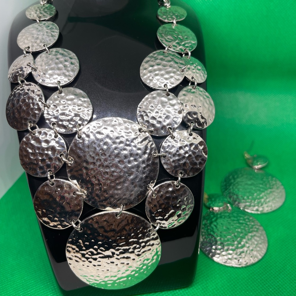 Necklace with matching earrings